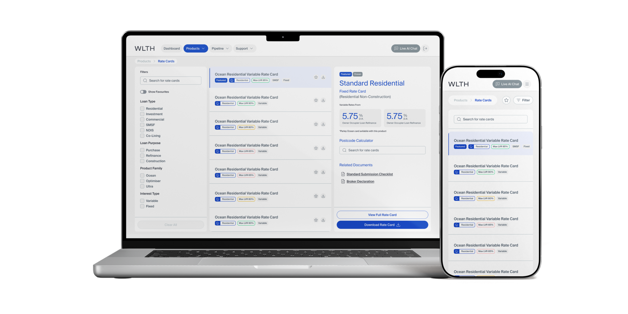 WLTH Broker Portal project hero